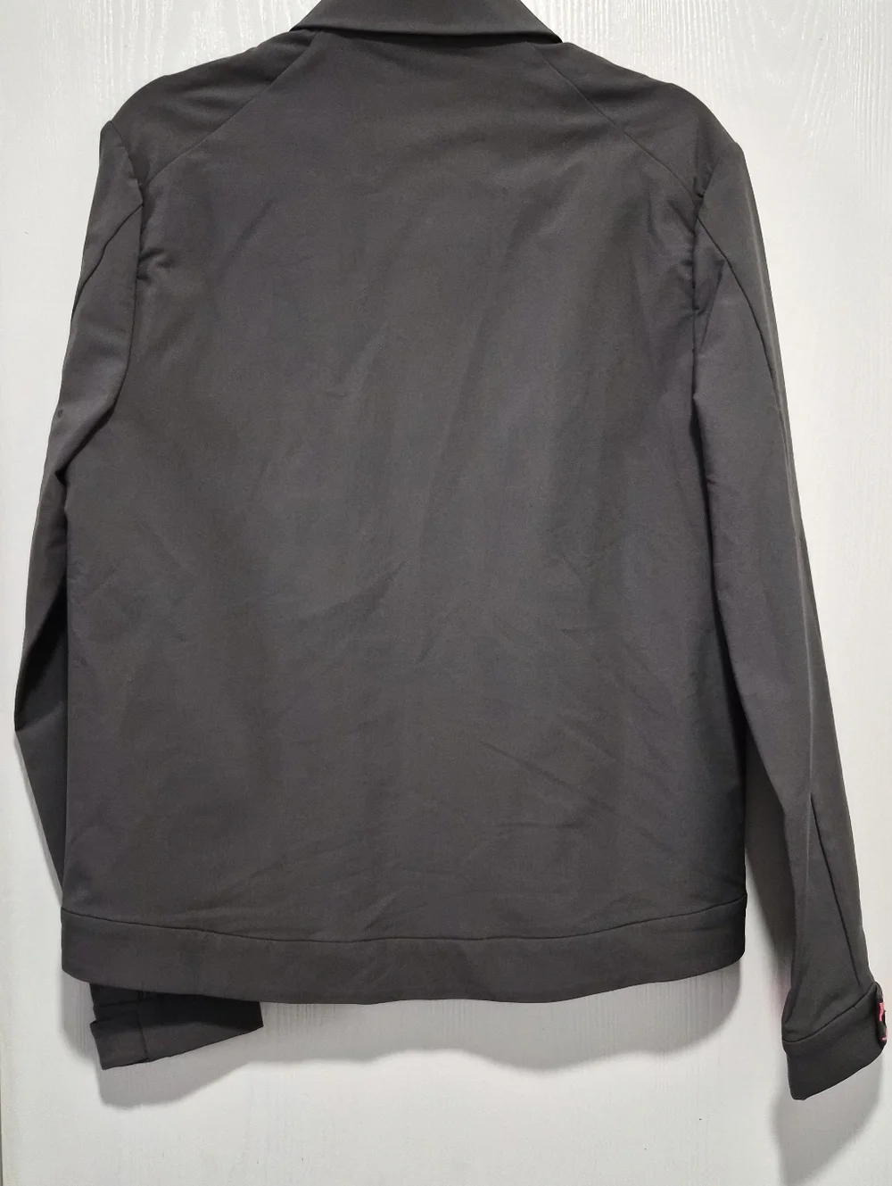 Rapha Mens Loopback Harrington Grey With Pink Lining Full Zip Jacket Size Small